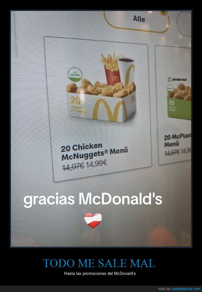McDonald's,nuggets,promoci&oacute;n,descuento,comida r&aacute;pida