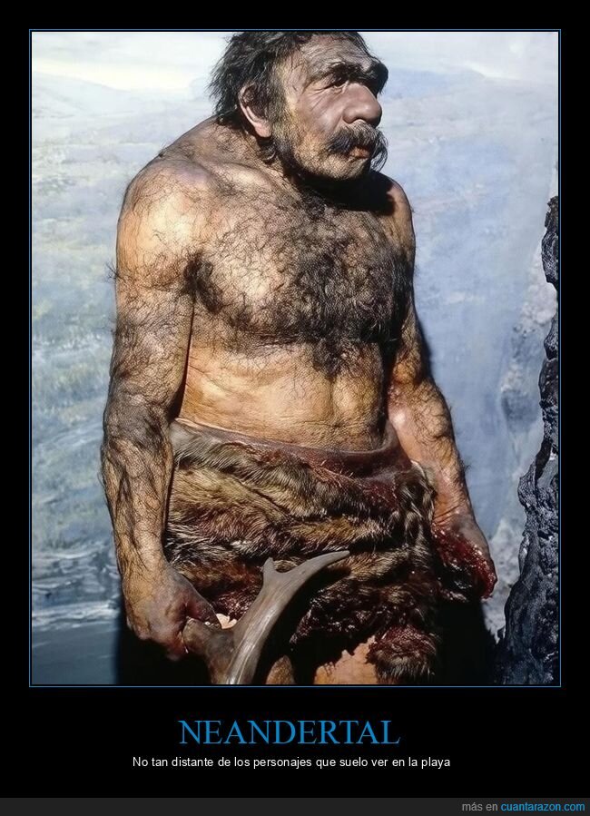 neandertal,peludo,hombre