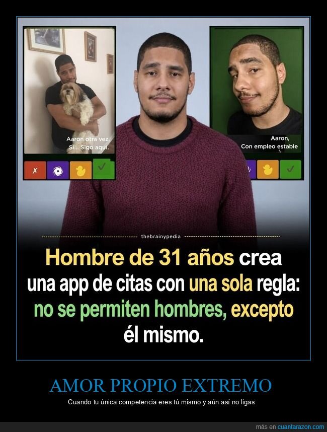 Narcisismo,Aplicaci&oacute;n,Dating,Fracaso,Autoestima