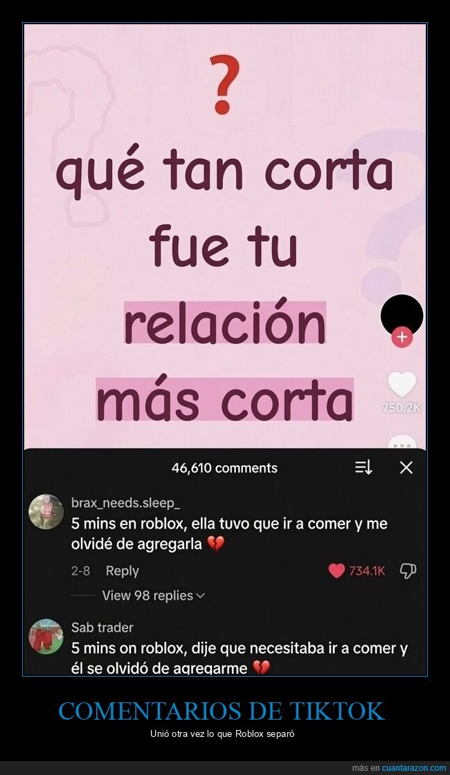 relaciones,ruptura,Roblox,brevedad,videojuegos