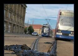 Enlace a Leipzig descubre que los raíles también se deprimen con el calor