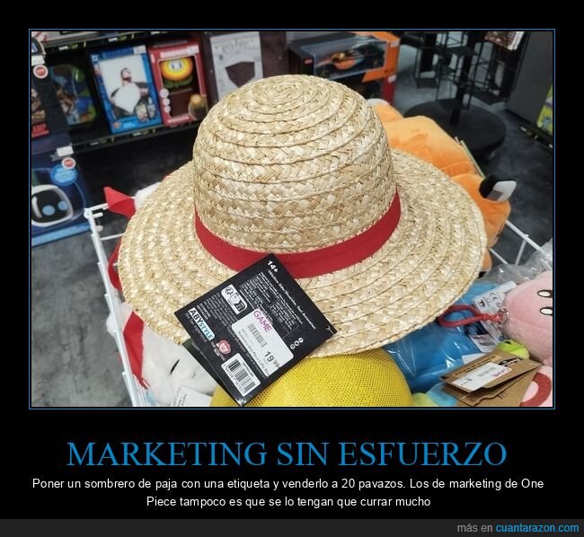OnePiece,merchandising,estafa,marketing,sombrero