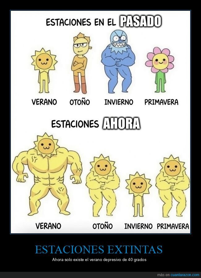 clima,verano,estaciones,calentamiento,nostalgia