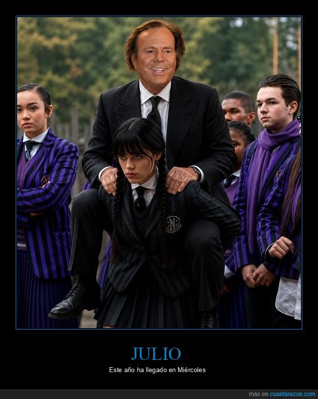 Julio,mi&eacute;rcoles,calendario,decepci&oacute;n,verano