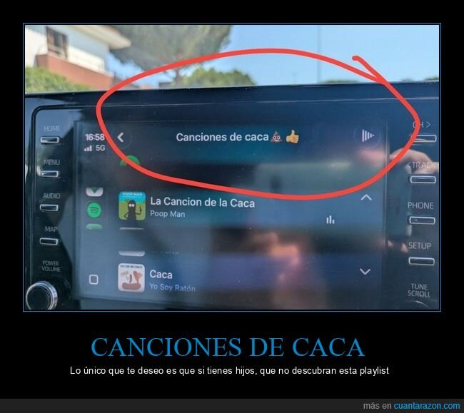 paternidad,Spotify,caca,hijos,playlist