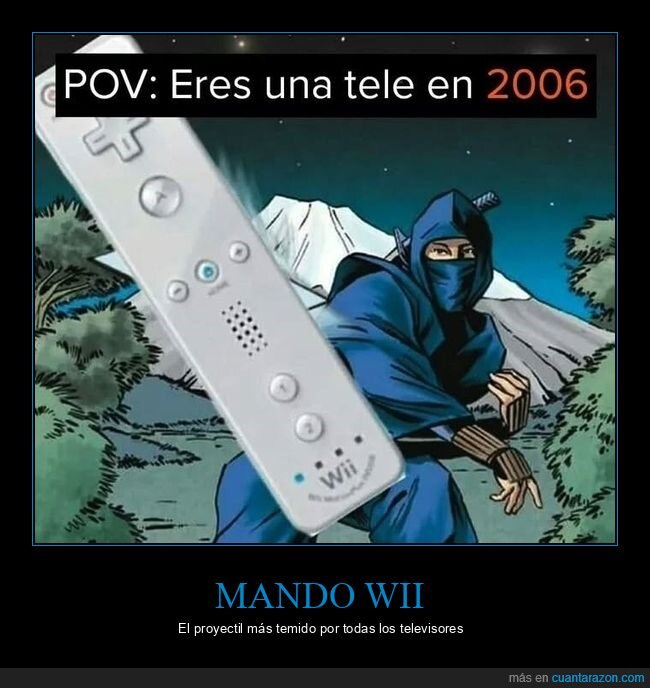 2006,Wii,nostalgia,tecnolog&iacute;a,ninja