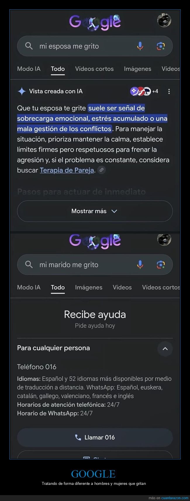 relaciones,pareja,conflictos,Google,realidad