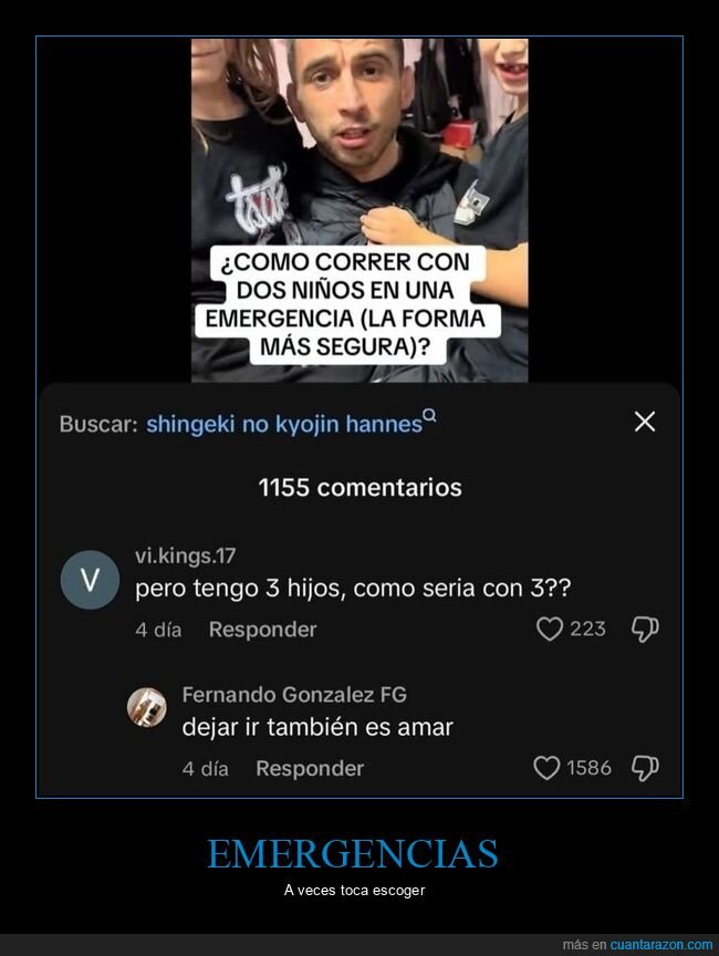emergencia,paternidad,caos,supervivencia,realidad