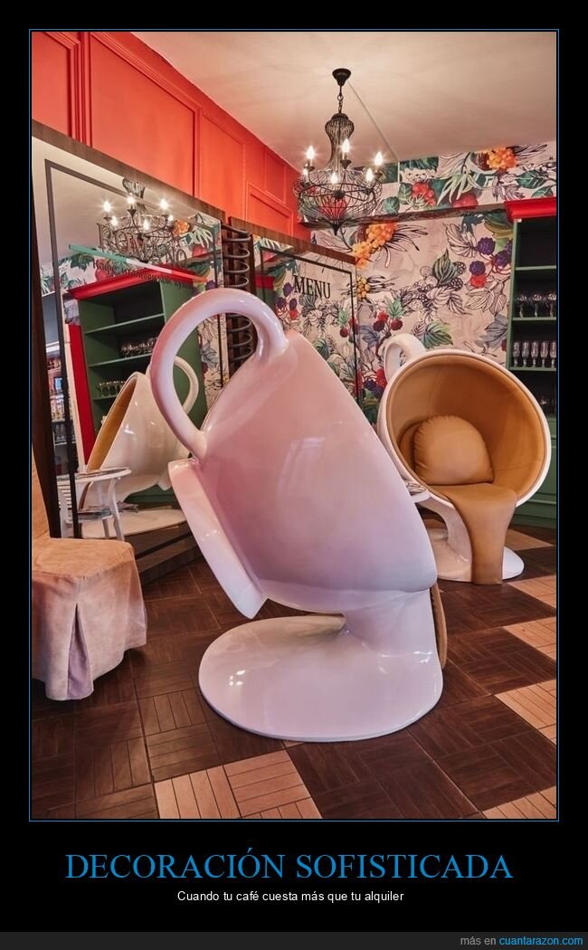 dise&ntilde;o,caf&eacute;,lujo,decoraci&oacute;n,absurdo