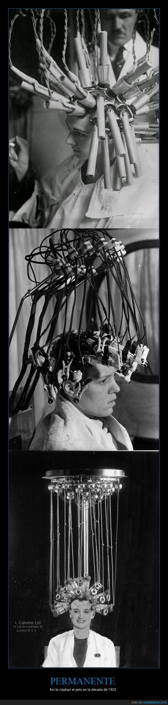 peluquer&iacute;a,vintage,electricidad,fracaso,belleza