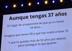 Enlace a La juventud es relativa, MARAVILLOSO