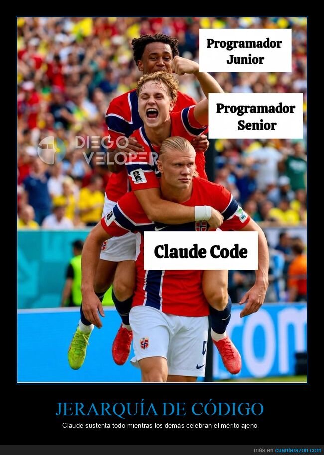 programaci&oacute;n,Claude,c&oacute;digo,jerarqu&iacute;a,desarrollo,noruega,futbol