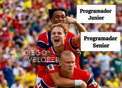 Enlace a Cuando descubres quién programa de verdad, Haaland