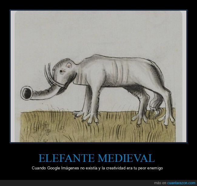 elefante,medieval,anatom&iacute;a,interpretaci&oacute;n,absurdo