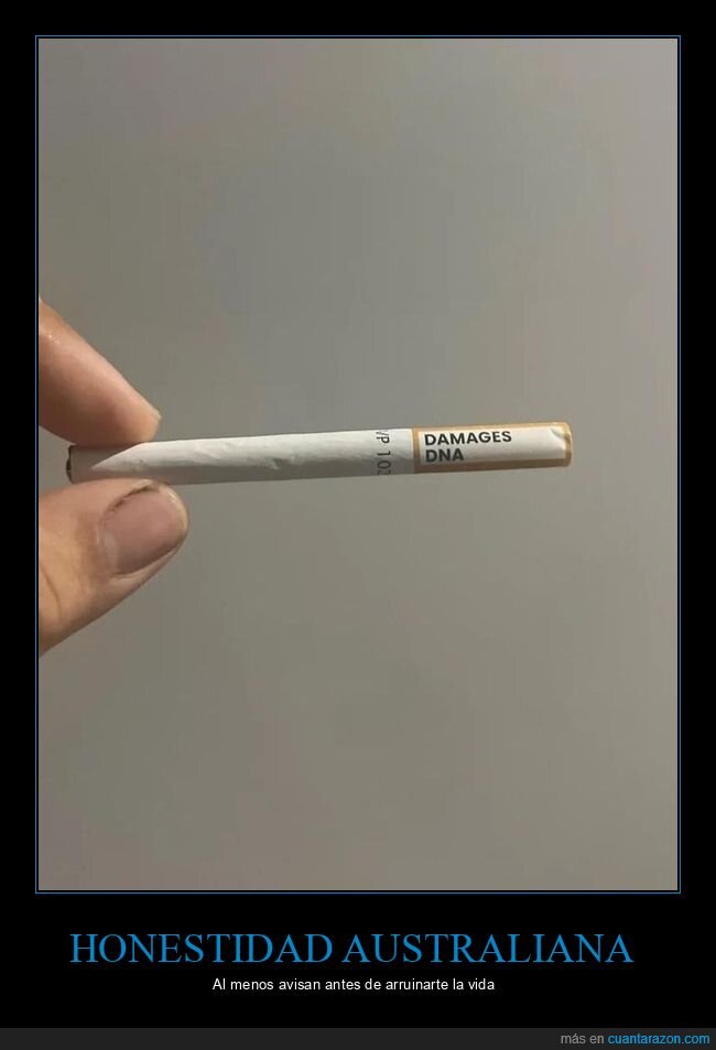 Australia,Cigarrillos,Advertencia,Salud,Sinceridad