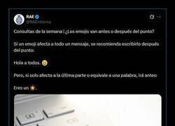 Enlace a Ahora ya sabes si el emoji va antes o después del punto
