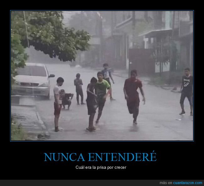 lluvia,infancia,realidad,responsabilidad,diluvio