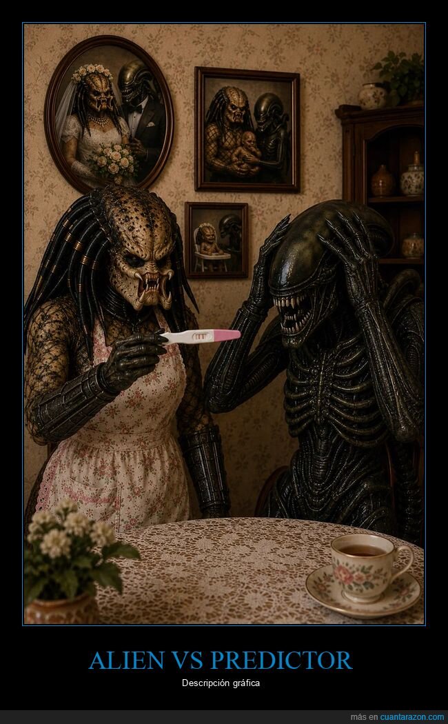Alien,Predator,Relaciones,Sorpresa,Domesticidad