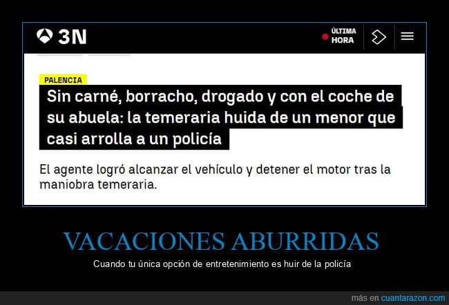 vacaciones,aburrimiento,menores,palencia,delincuencia