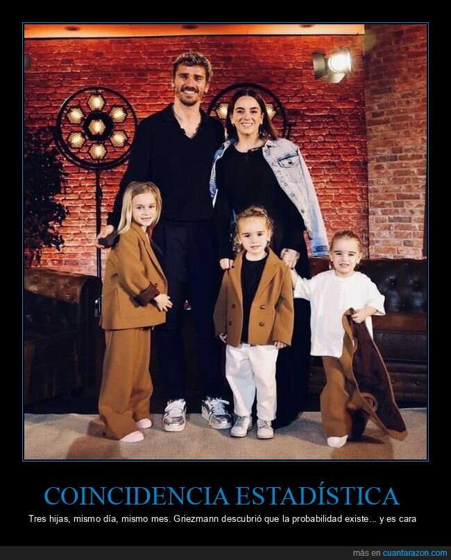 Griezmann,coincidencia,paternidad,fechas,destino