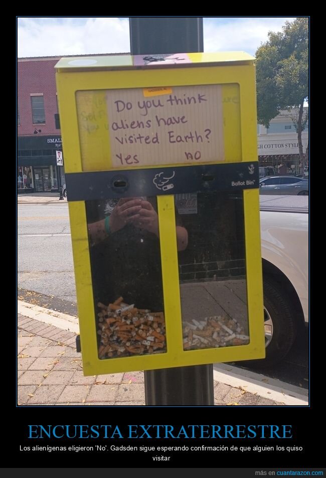 Gadsden,Alabama,extraterrestres,encuesta,absurdo