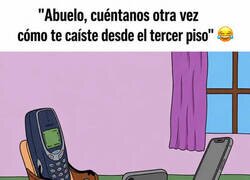 Enlace a Cuando el abuelo se pone cómodo, la batería se despide