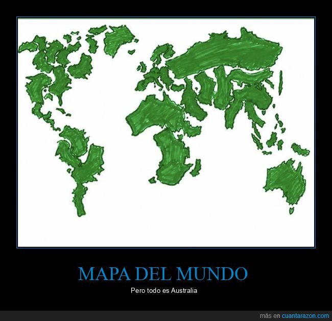 Australia,Geograf&iacute;a,Mapa,Absurdo,Dominio