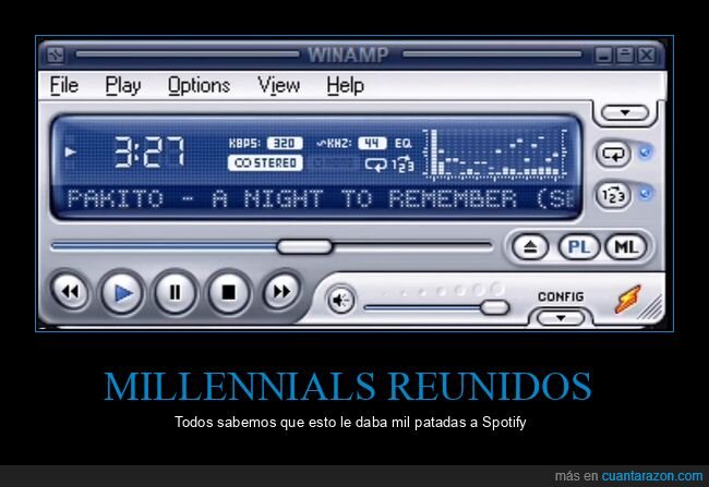 Winamp,nostalgia,generacional,tecnolog&iacute;a,retro