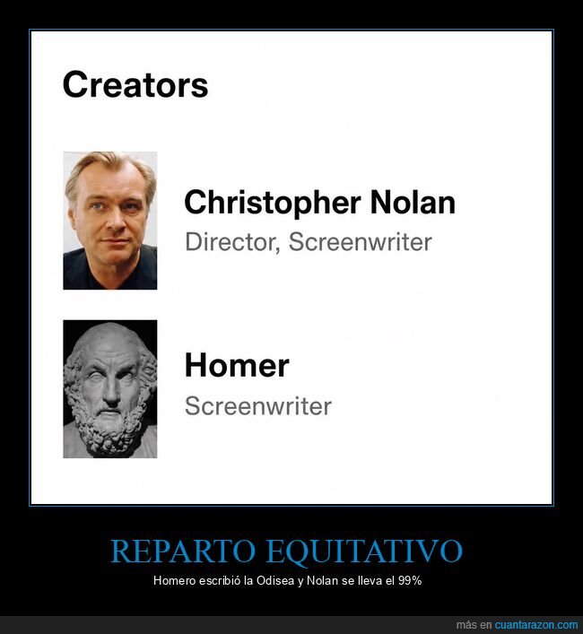 nolan,homero,escritor,odisea