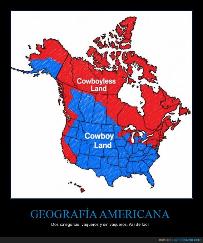 geograf&iacute;a,simplificaci&oacute;n,Am&eacute;rica,vaqueros,mapas