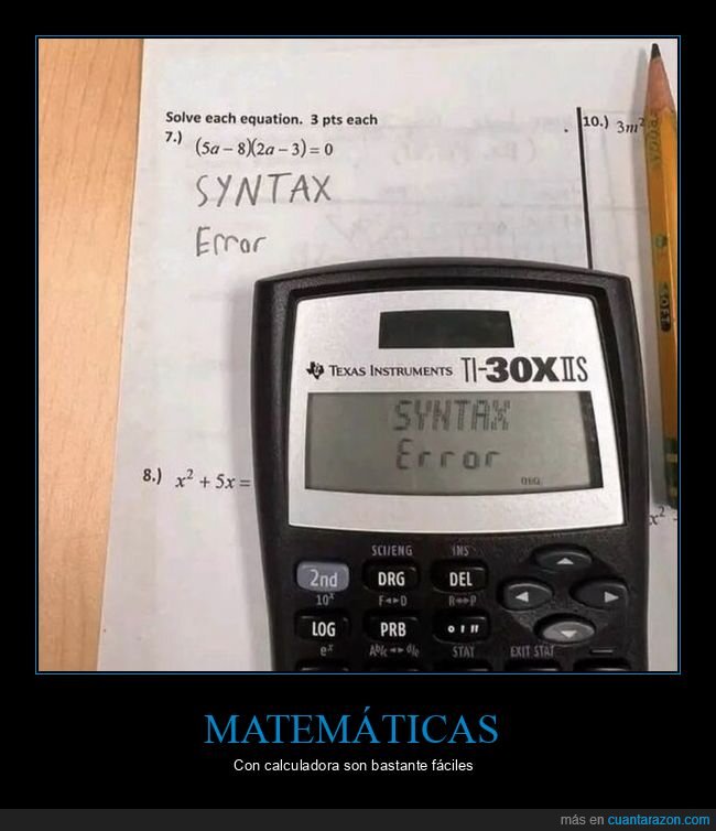 matem&aacute;ticas,fracaso,calculadora,examen,educaci&oacute;n