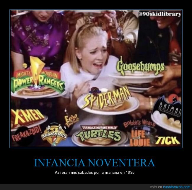 nostalgia,infancia,noventa,s&aacute;bados,televisi&oacute;n