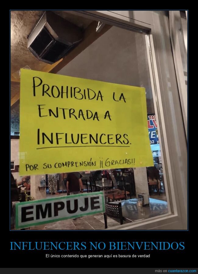 influencers,restaurante,prohibido,marketing,autenticidad