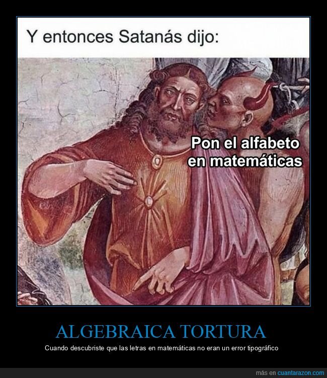 &aacute;lgebra,matem&aacute;ticas,tortura,educaci&oacute;n,Sat&aacute;n