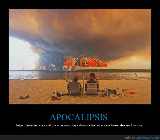 incendios,playa,apocalipsis,vacaciones,desastre