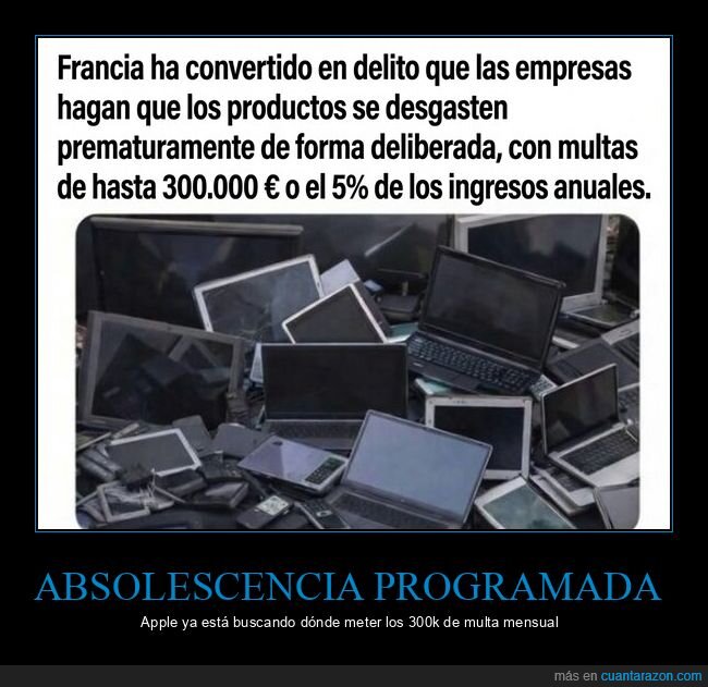 obsolescencia,Francia,regulaci&oacute;n,empresas,sostenibilidad