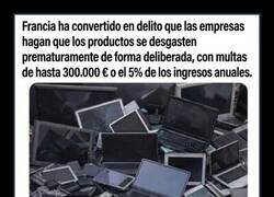Enlace a Francia penaliza la obsolescencia programada mediante una ley contra el desperdicio