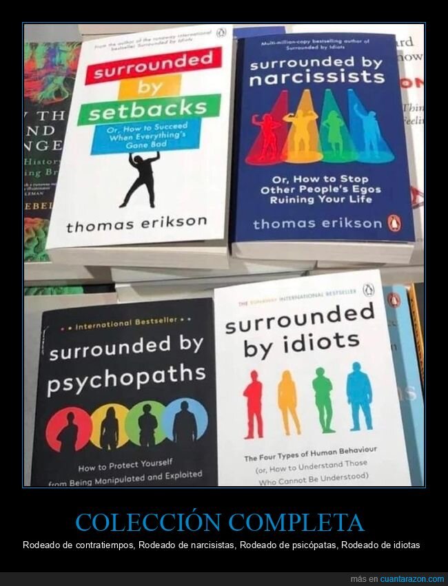 libros,autoayuda,sarcasmo,Thomas Erikson,comportamiento
