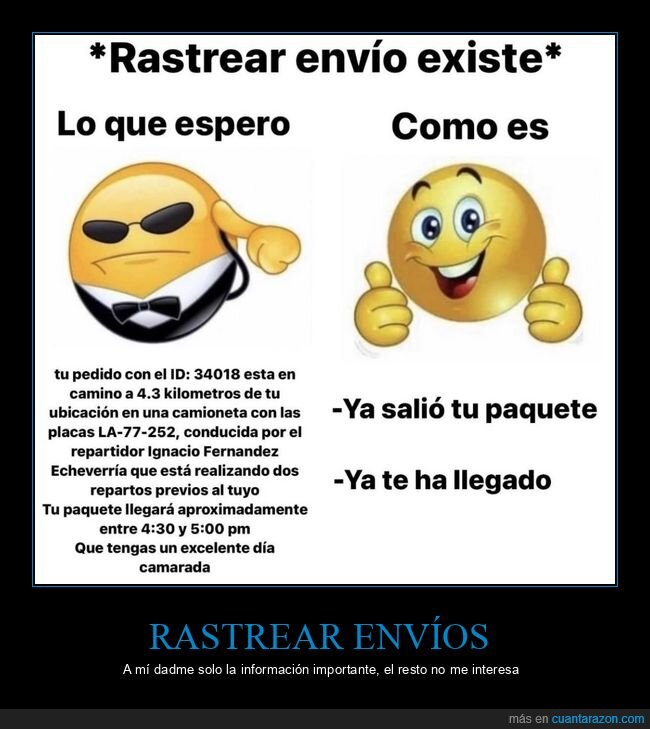 paquete,env&iacute;o,rastreo,decepci&oacute;n,log&iacute;stica