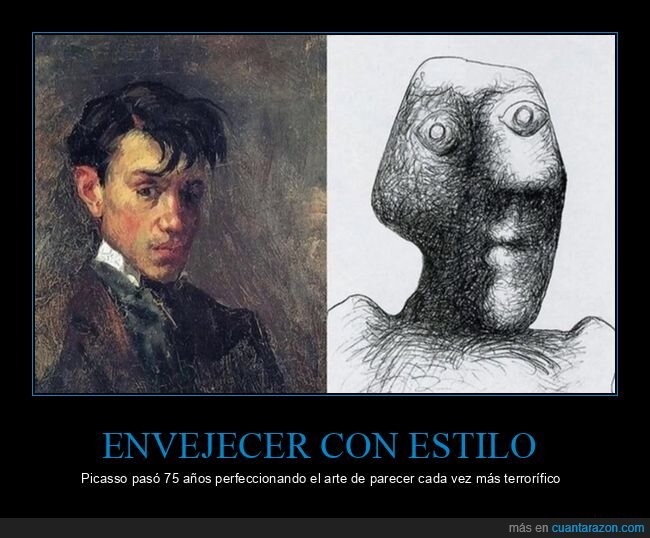 Picasso,envejecimiento,transformaci&oacute;n,autorretratos,degradaci&oacute;n