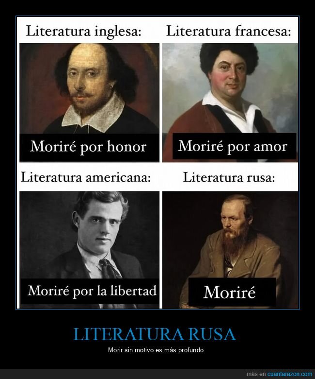 literatura,Rusia,existencialismo,cl&aacute;sicos,nihilismo