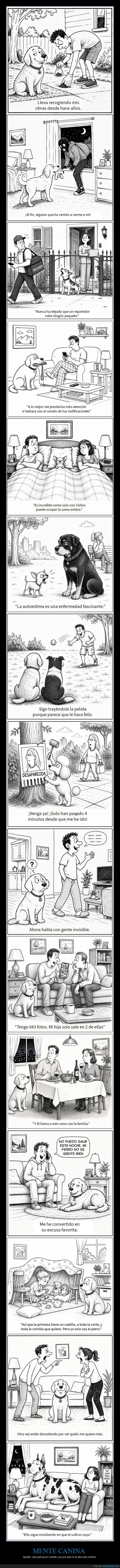 perro,mascotas,pensamientos,c&oacute;mics,absurdo