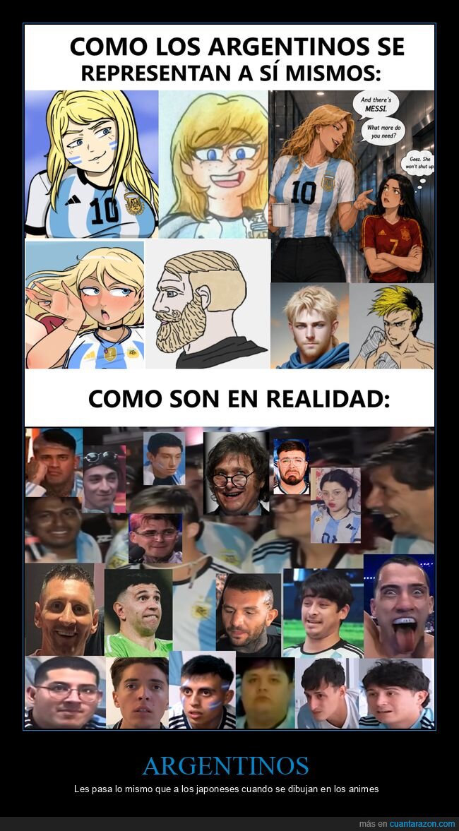 Argentina,argentinos,europeos,japon,anime