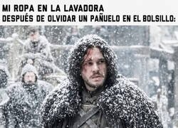 Enlace a Mi ropa después de olvidar un pañuelo en el bolsillo