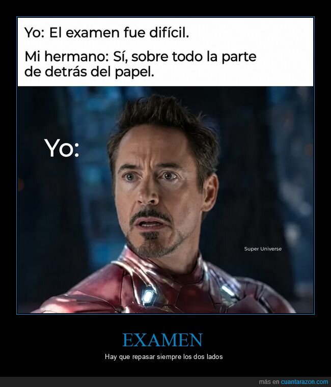 examen,sorpresa,estudiar,fracaso,traici&oacute;n