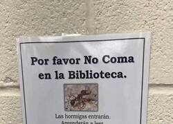 Enlace a Resumen: no comas en la biblio
