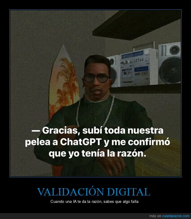 ChatGPT,validaci&oacute;n,paranoia,tecnolog&iacute;a,autoenga&ntilde;o