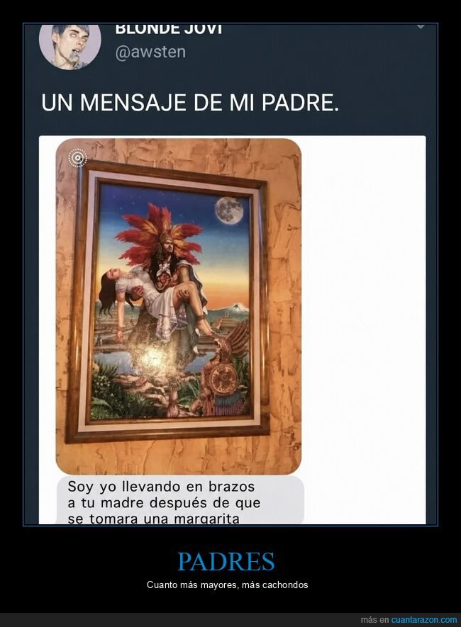 padre,familia,margarita,cuadro,WhatsApp