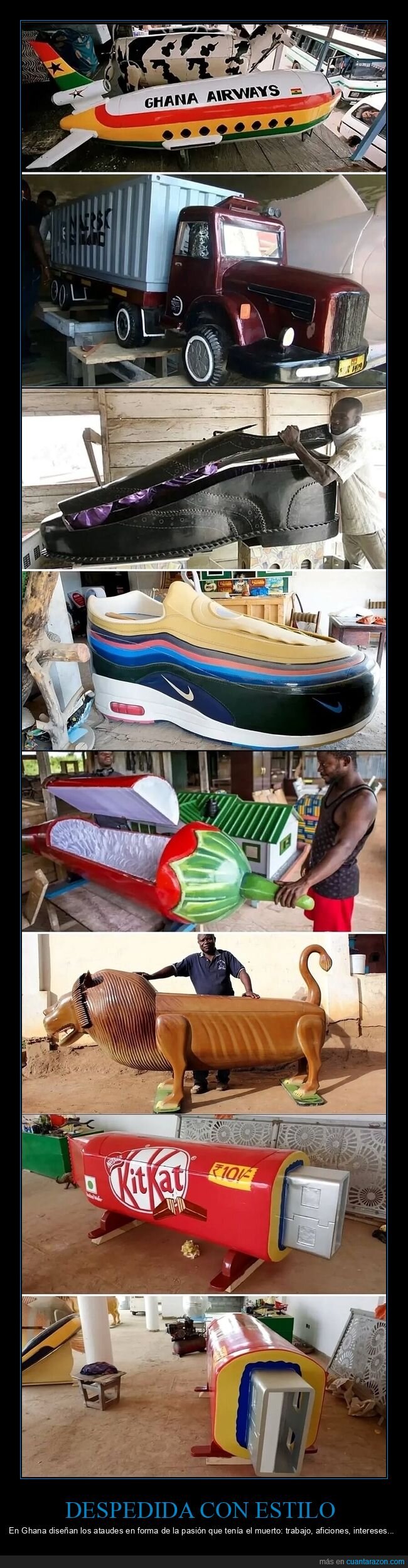 Ghana,ata&uacute;des,creatividad,artesan&iacute;a,legado