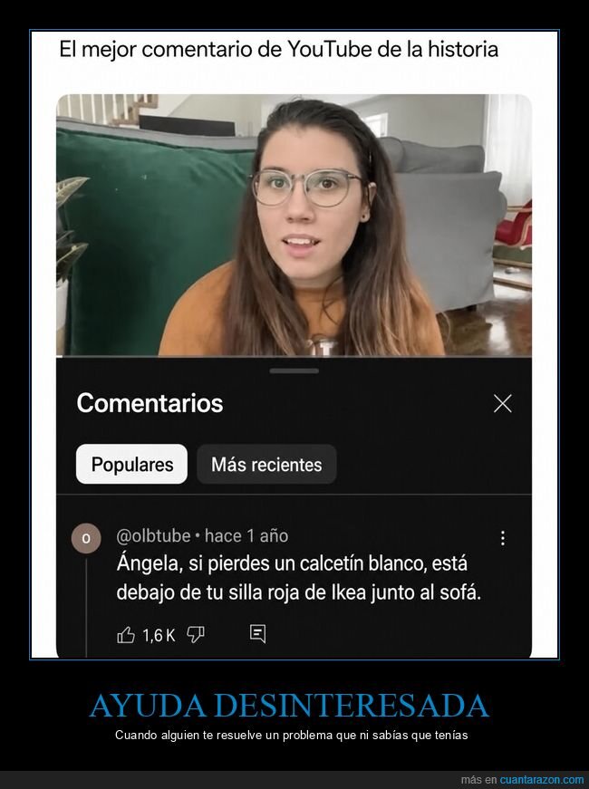 YouTube,comentarios,absurdo,calcet&iacute;n,IKEA